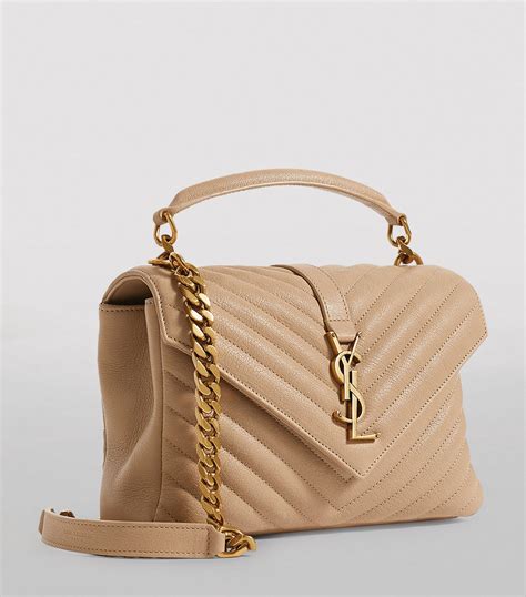 ysl medium college bag snob|ysl shoulder bag beige.